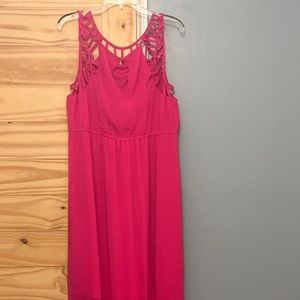 Torrid 2x Hot Pink High-Lo dress! So beautiful.